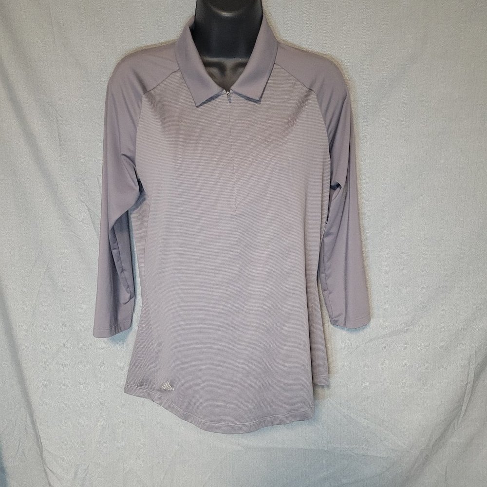 Gray Adidas Golf Shirt- womens M